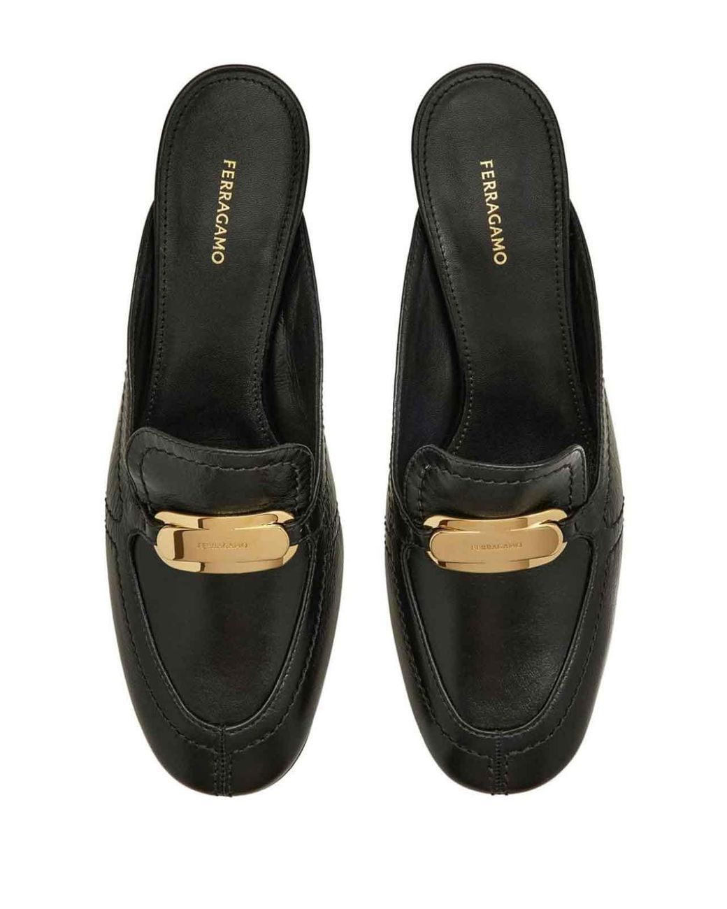 Ferragamo Black Sandals