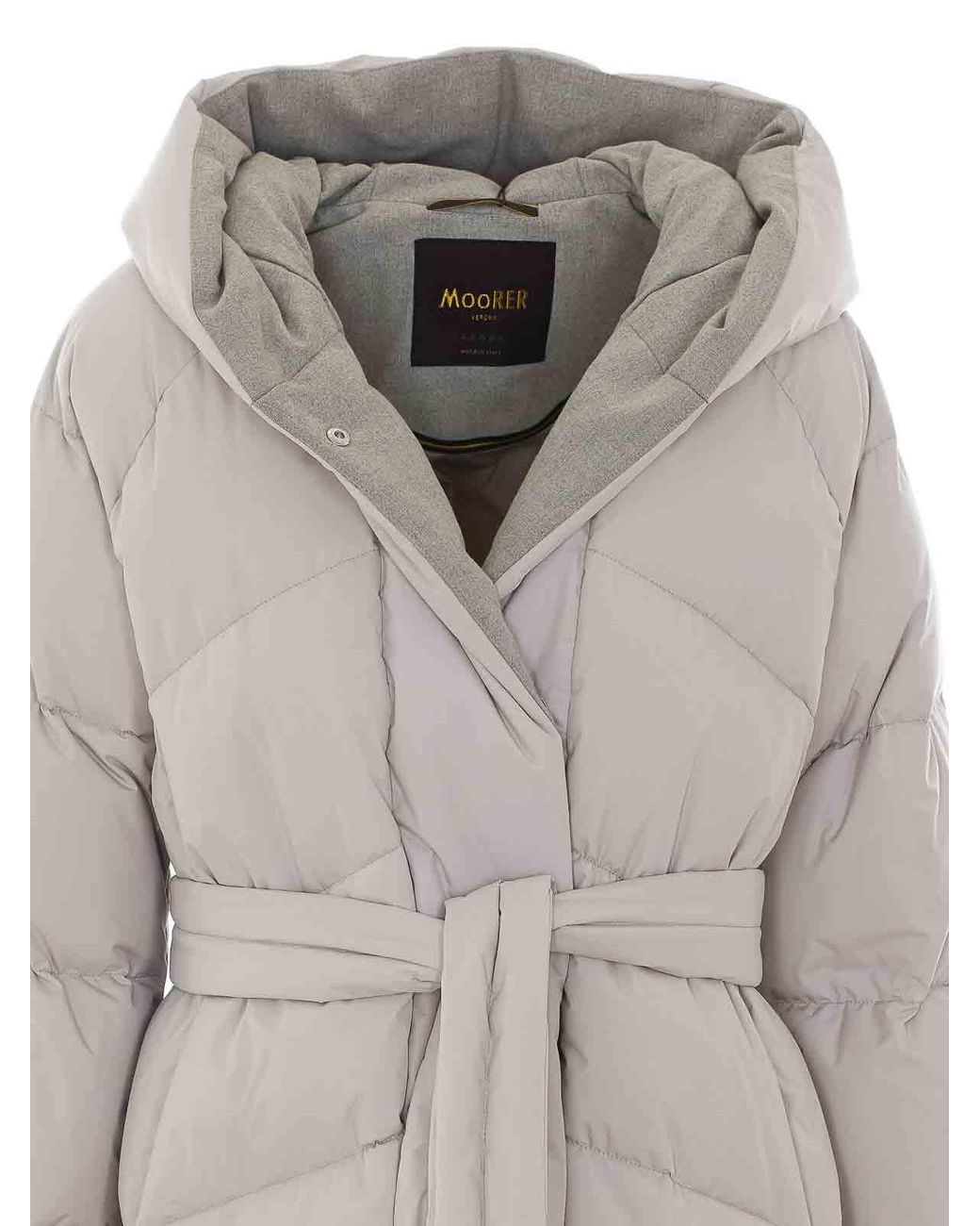 Moorer Gray Ivory Wintra Parka