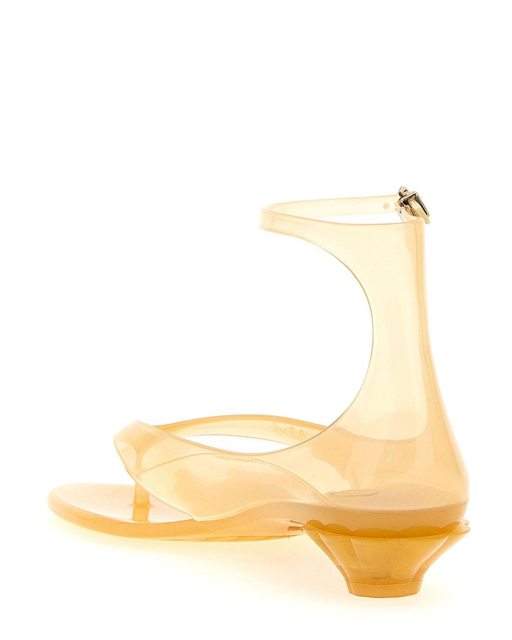 Chloé Metallic Jelly Sandals
