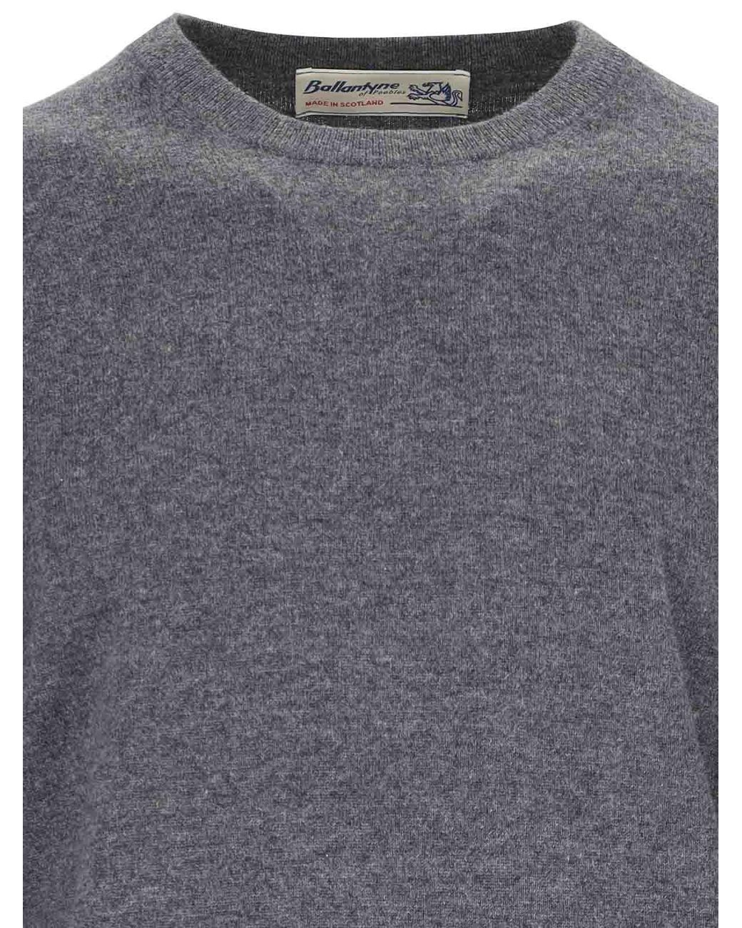 Ballantyne Gray Maglia Basic for men