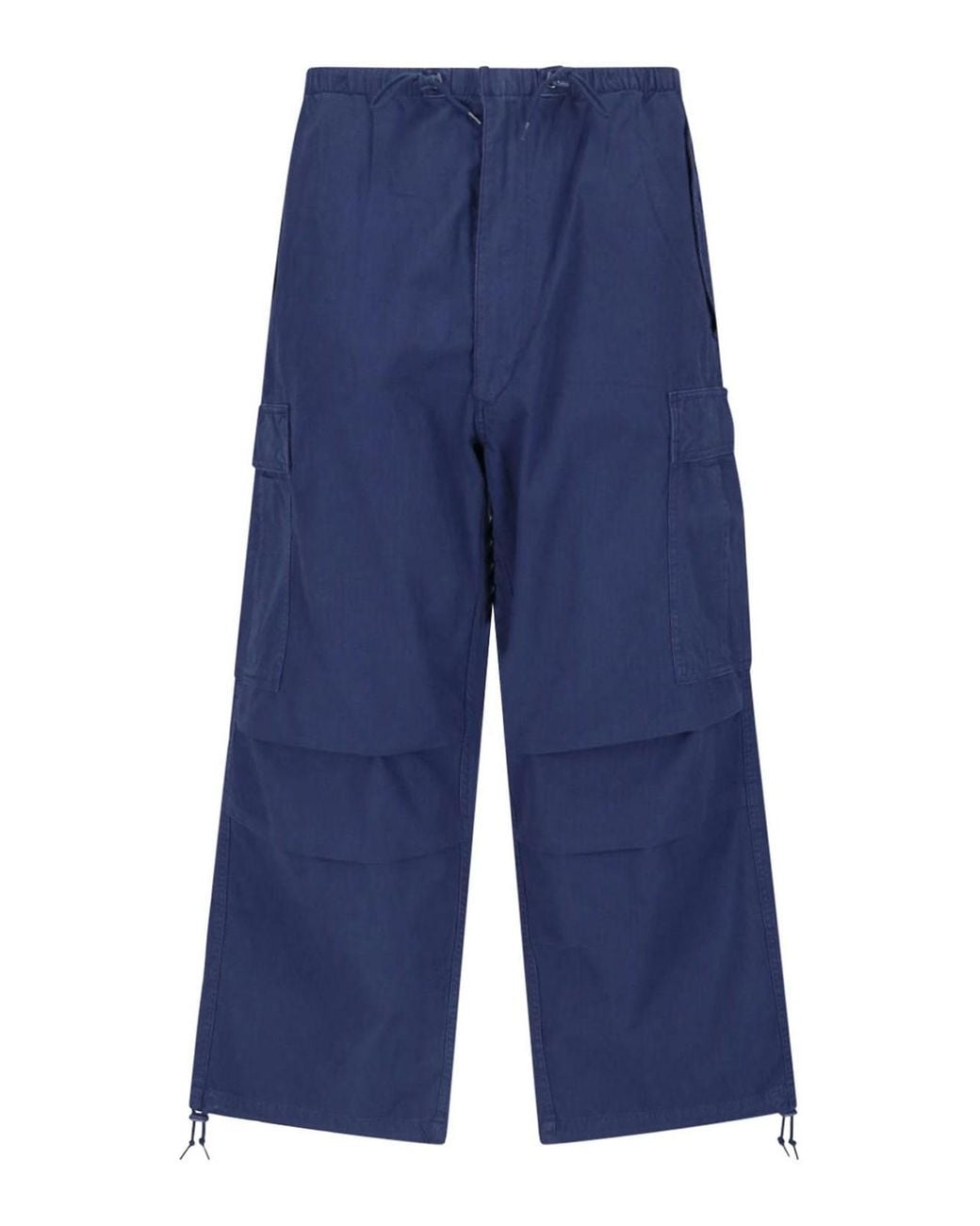 Polo Ralph Lauren Blue Cargo Pants With Drawstring Waist for men