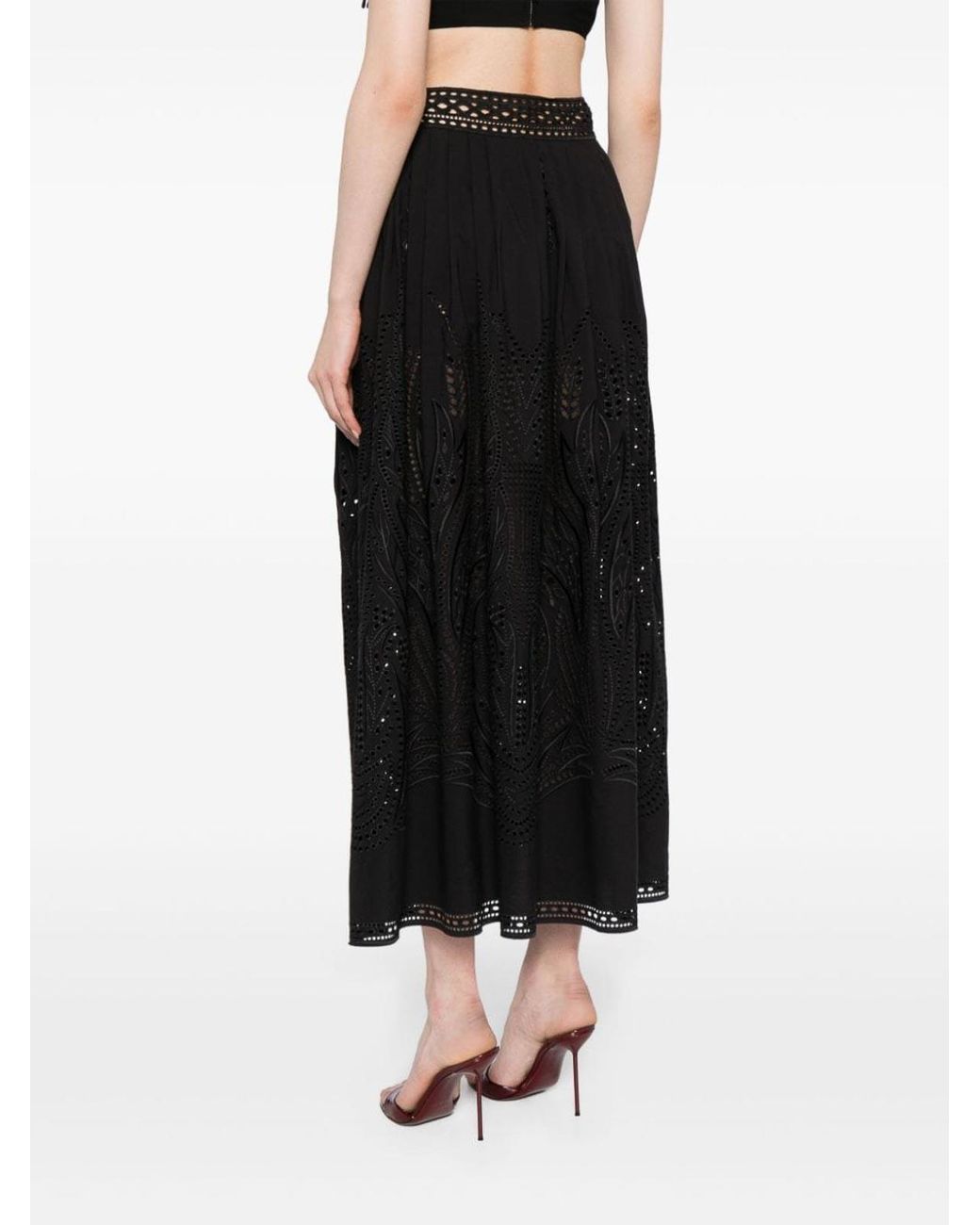 Alberta Ferretti Black Skirt