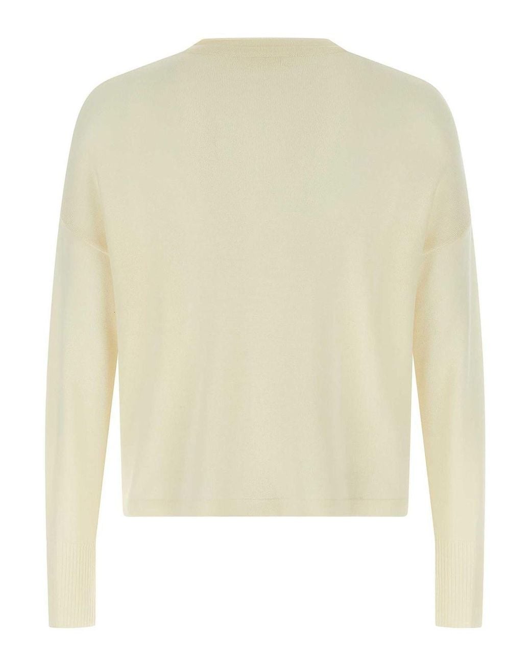 Ma'ry'ya White Wool Sweater for men