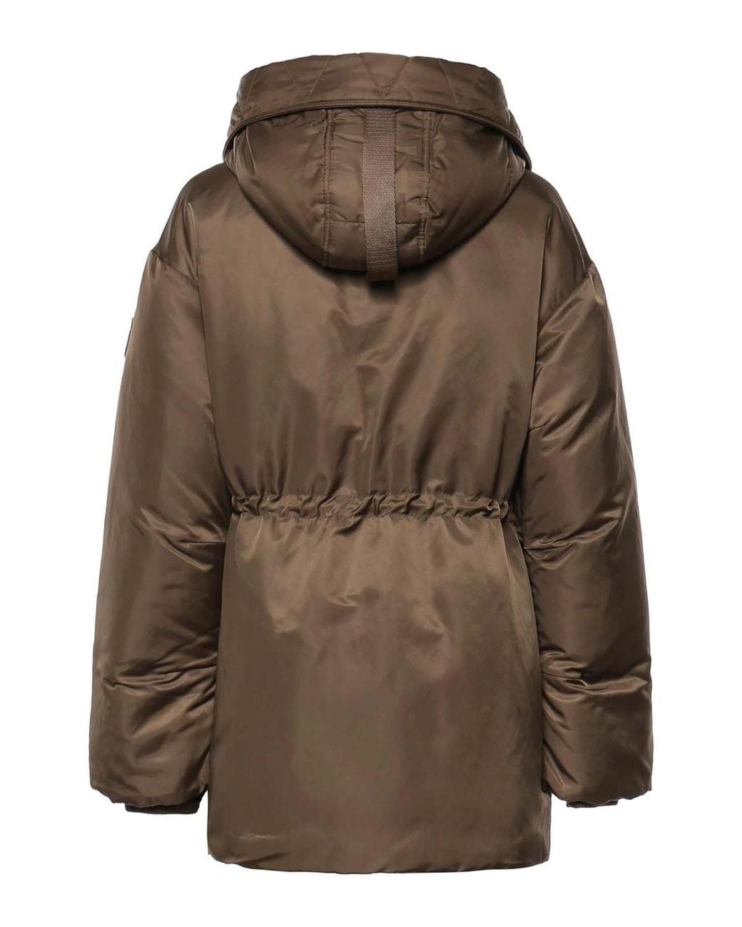 Pinko Brown Nylon Down Jacket