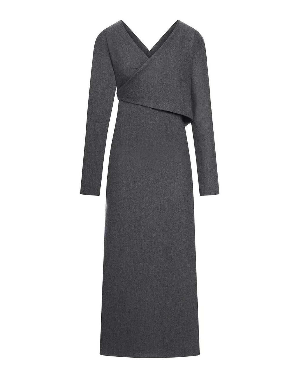 Khaite Gray Aubrey Dress