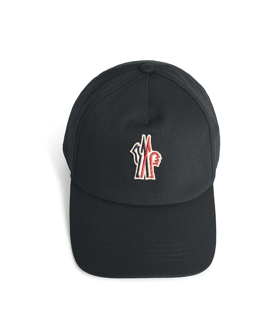 Moncler Black Cotton Cap for men