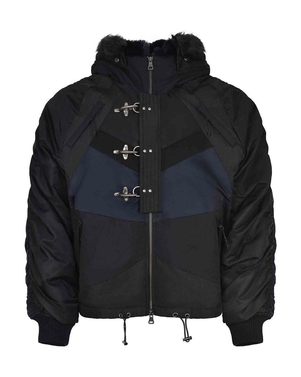 ANDERSSON BELL Black Jacket Made Of Nylon for men