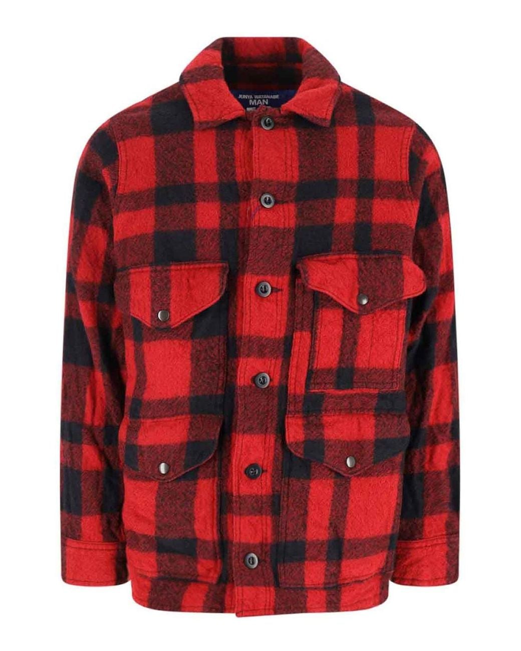Junya Watanabe Red X Comme Des Garcons Shirt Jacket for men