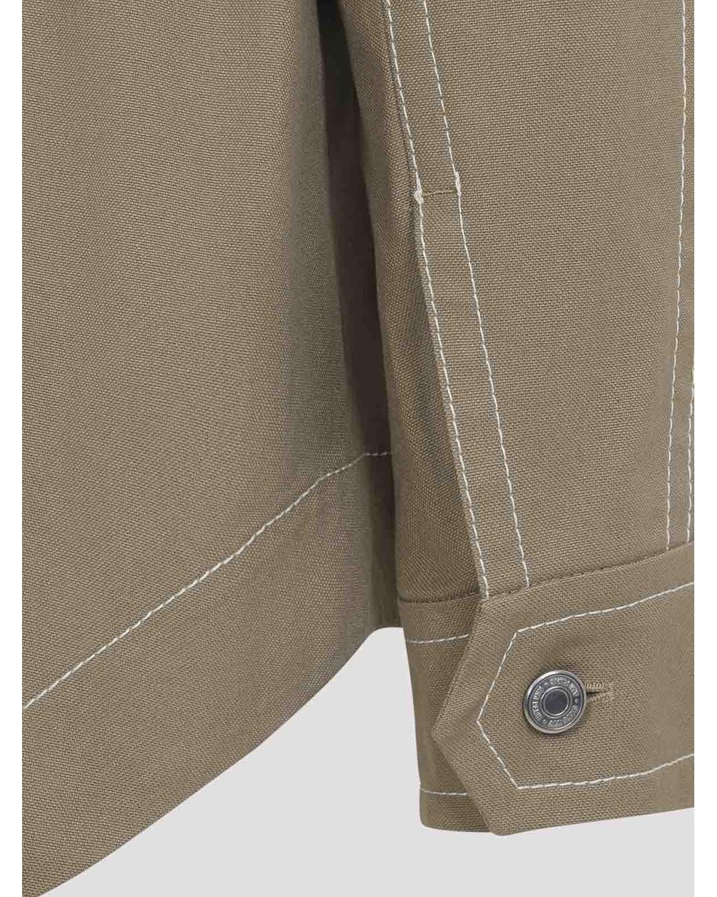 AMI Green Worker Buttoned Jacket for men