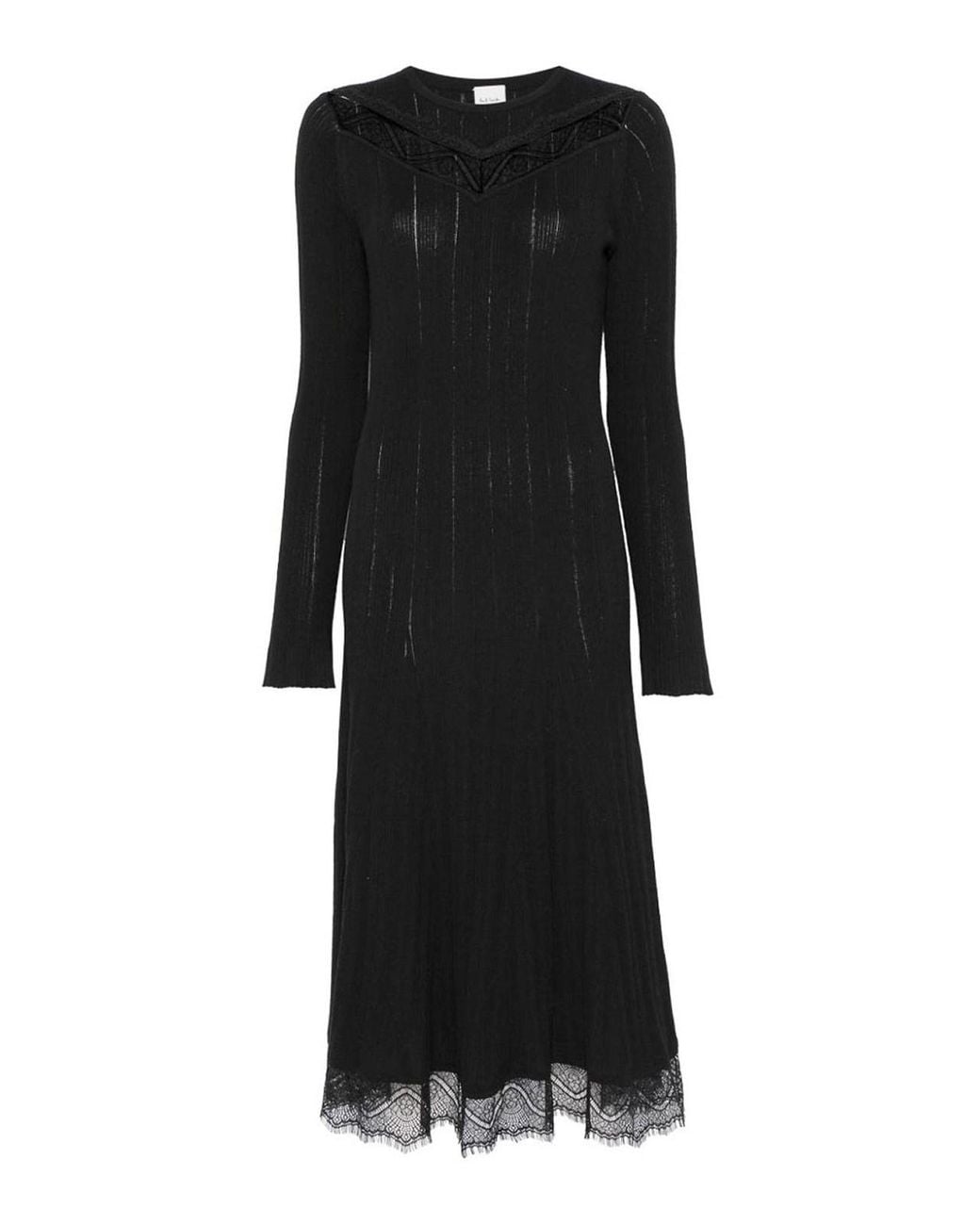 Paul Smith Black Lace Knit Dress