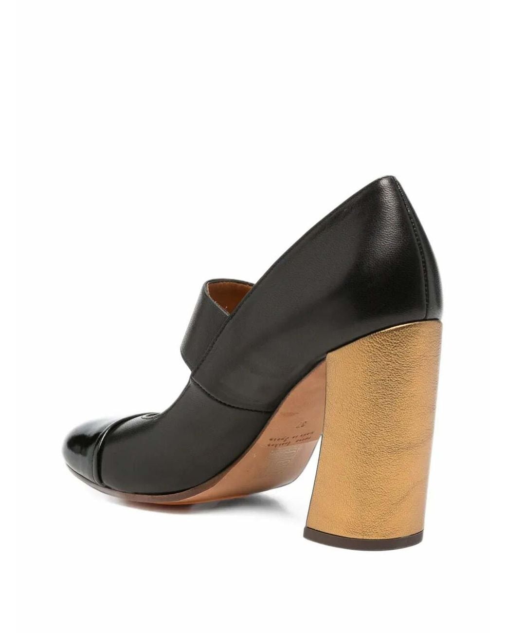 Chie Mihara Black Womari Leather Pumps