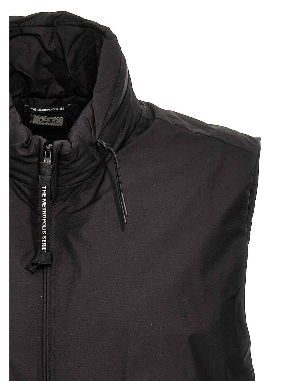 C P Company Black 'the Metropolis Series' Vest for men