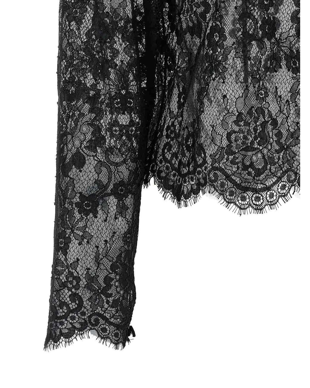 Self-Portrait Black Self Portrait Lace' Blouse