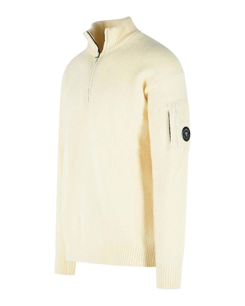 C P Company Natural Wool Blend Sweater for men