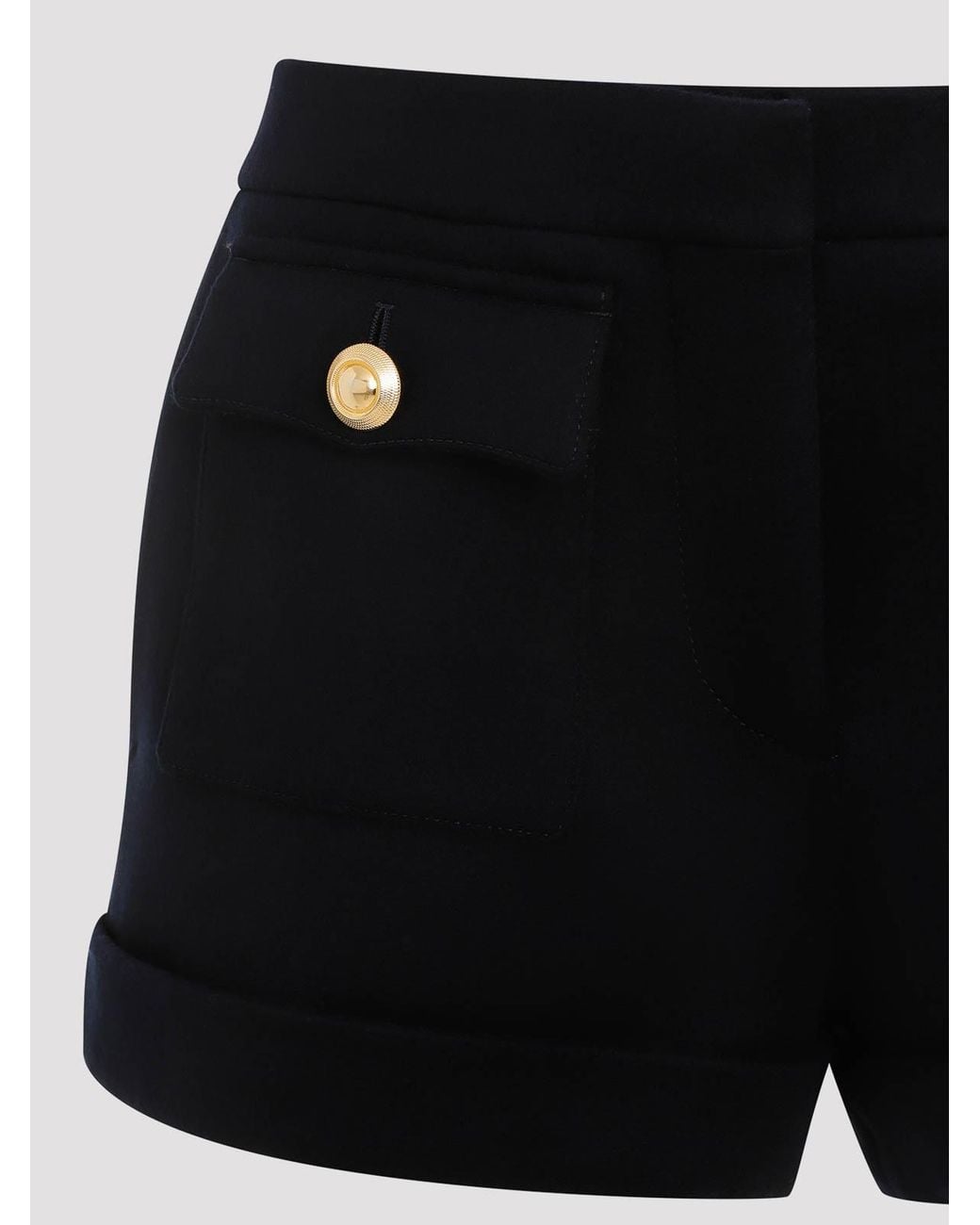 Tom Ford Black Virgin Wool Bermudas