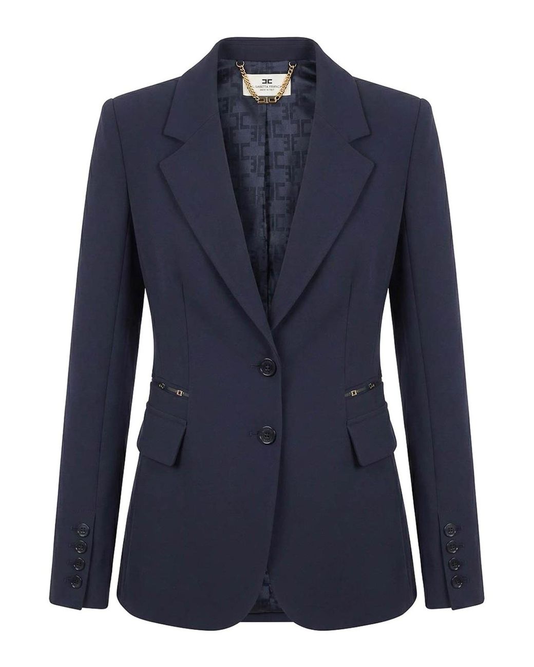 Elisabetta Franchi Blue Jacket