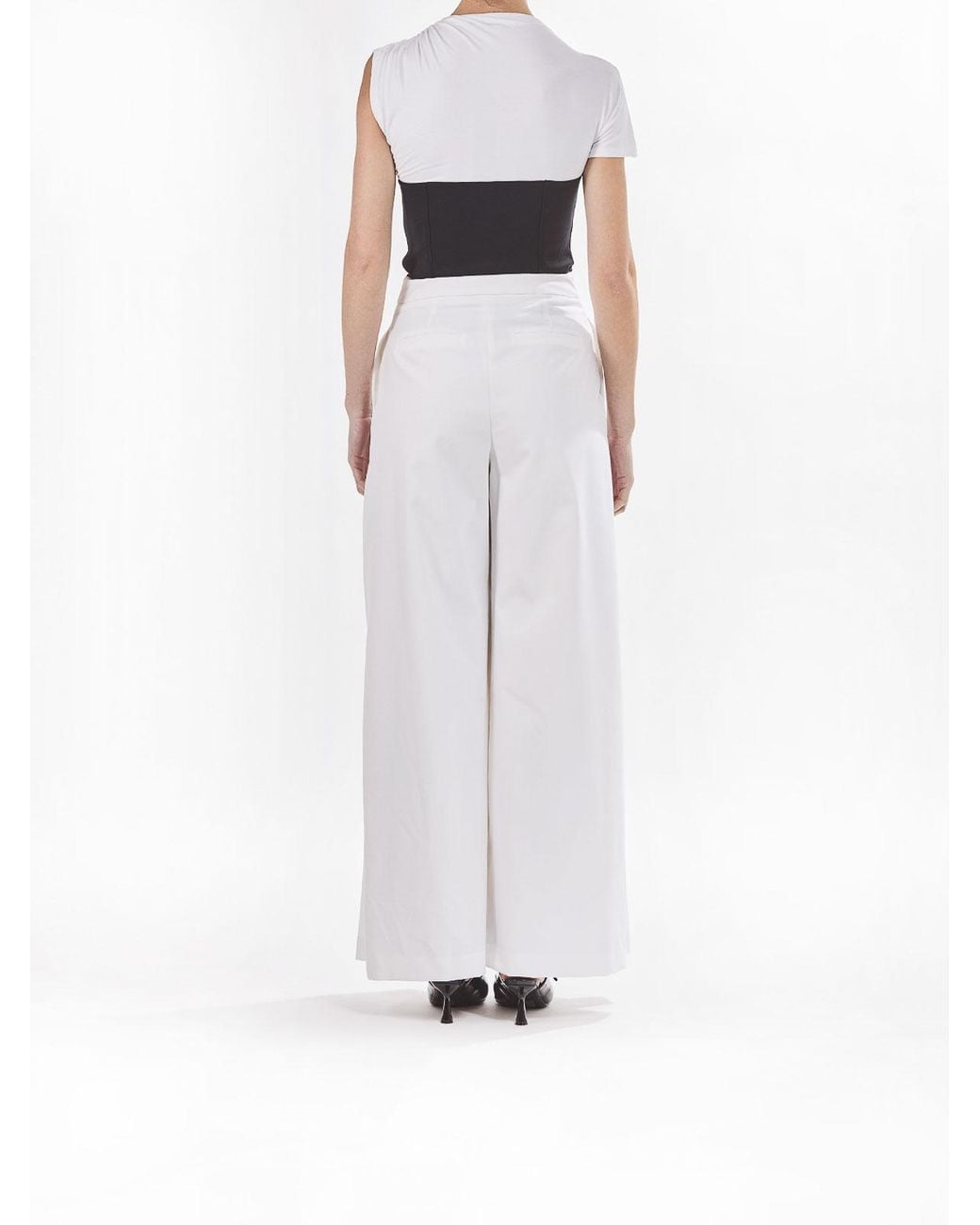 Karl Lagerfeld White Summer Occasion Suite Trousers