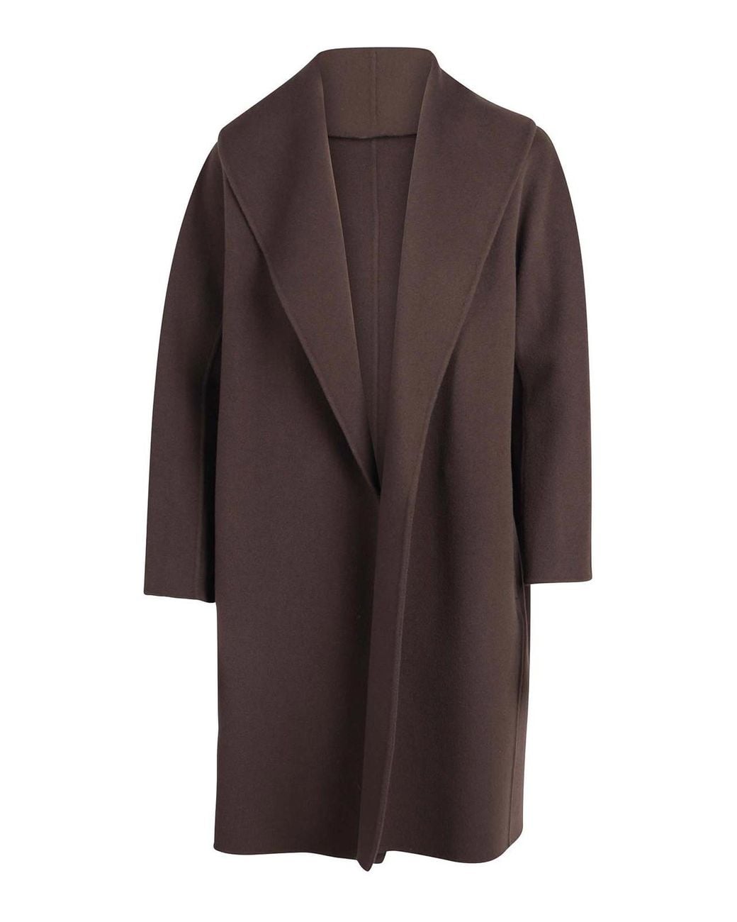 Max Mara Brown Double Wool Coat
