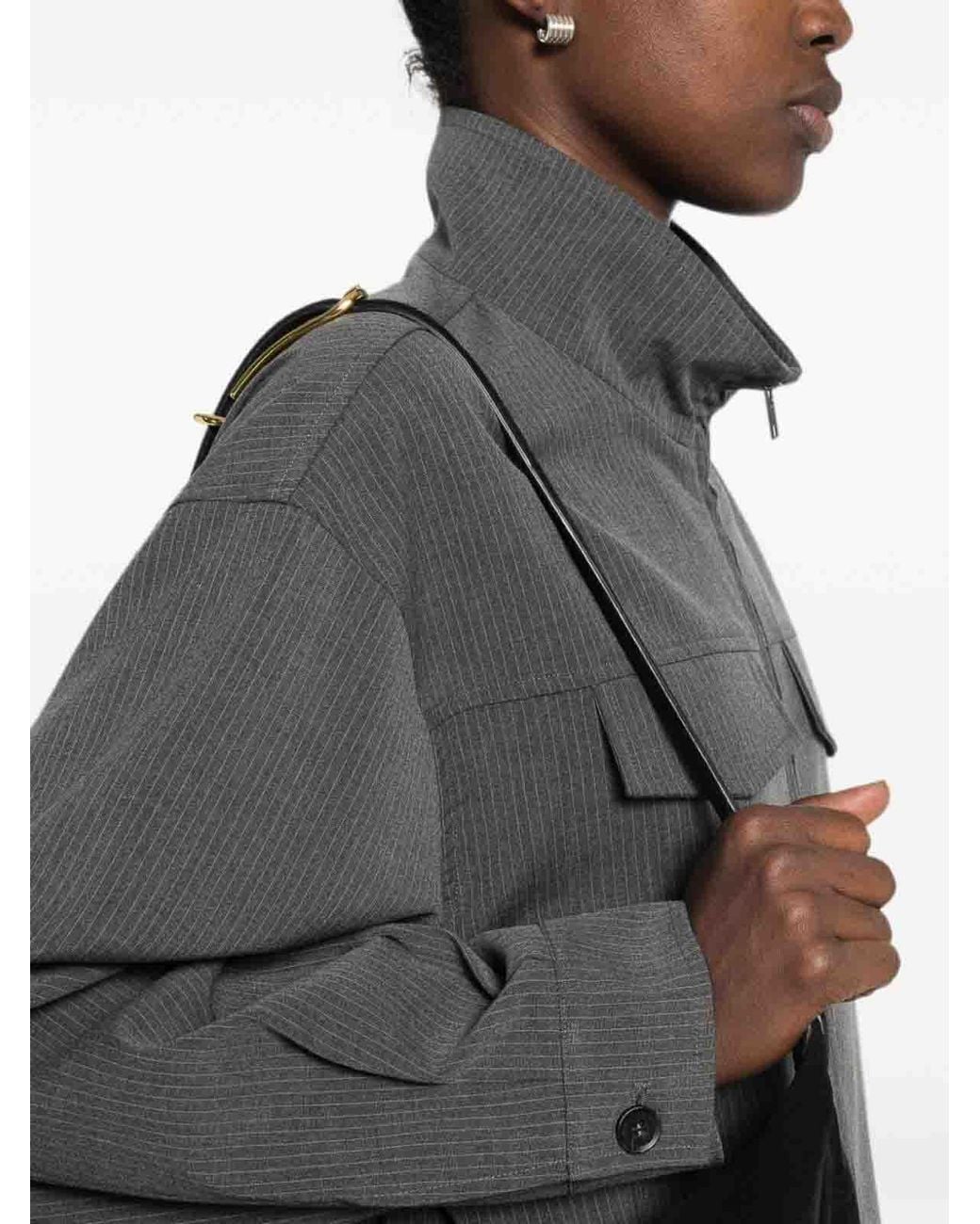 ELEH Gray Single-Breasted Blazer