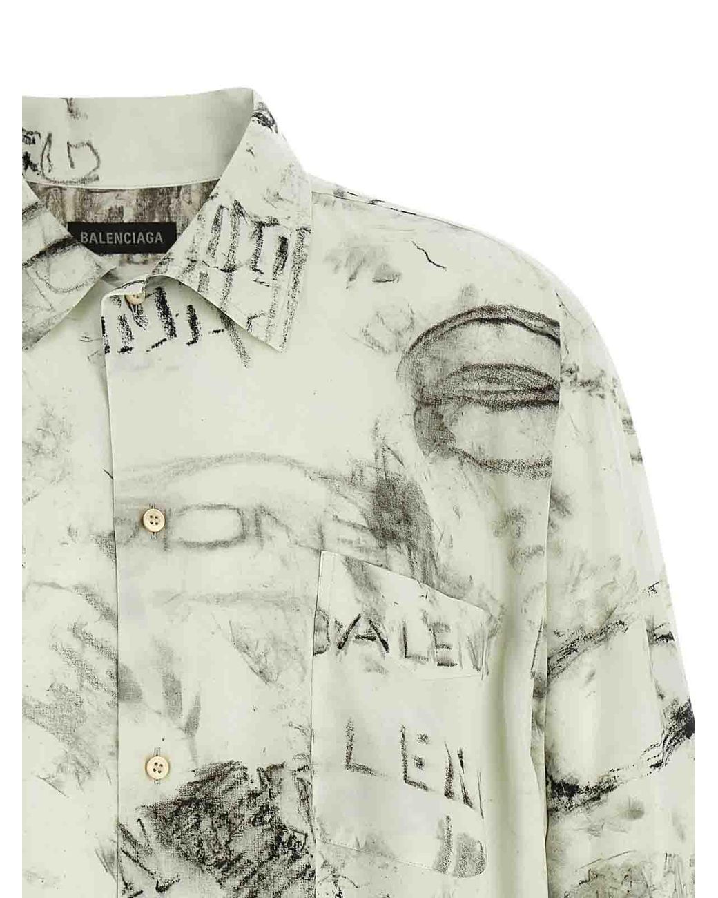 Balenciaga White 'Minimal' Shirt for men