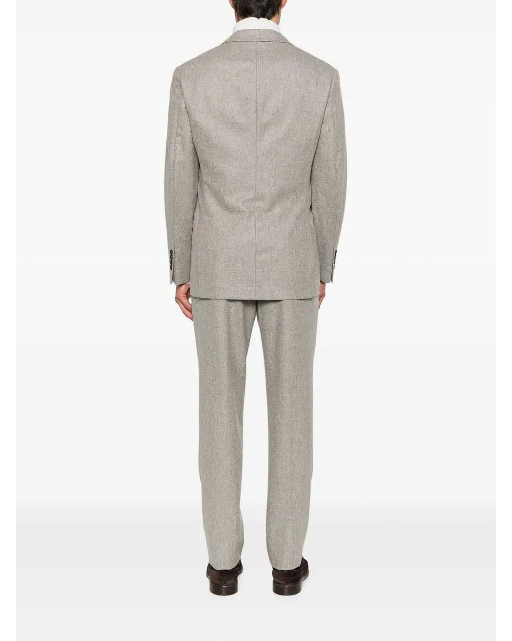 Brunello Cucinelli Gray Suit for men