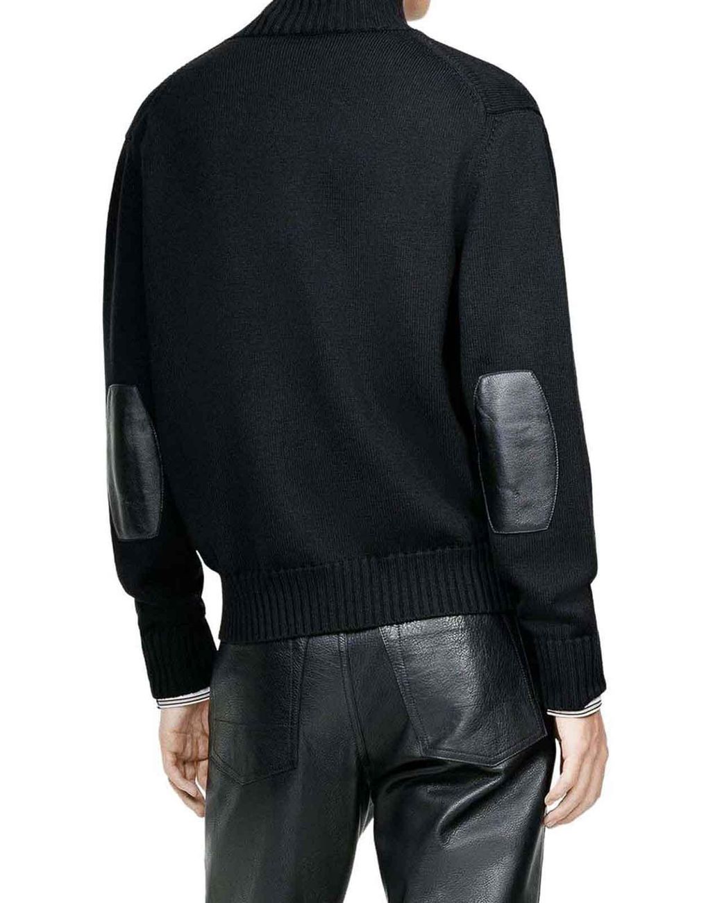 Tom Ford Black Zip-Up Cardigan for men