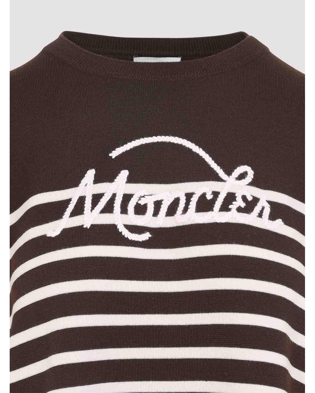 Moncler Black Striped Logo Knit Sweater