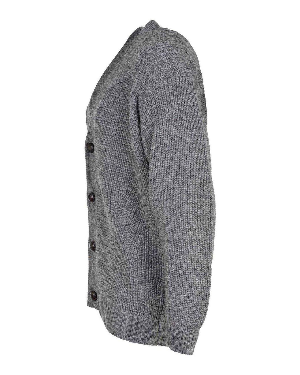 Amaranto Gray Amaranth Cardigan Made Of Wool for men