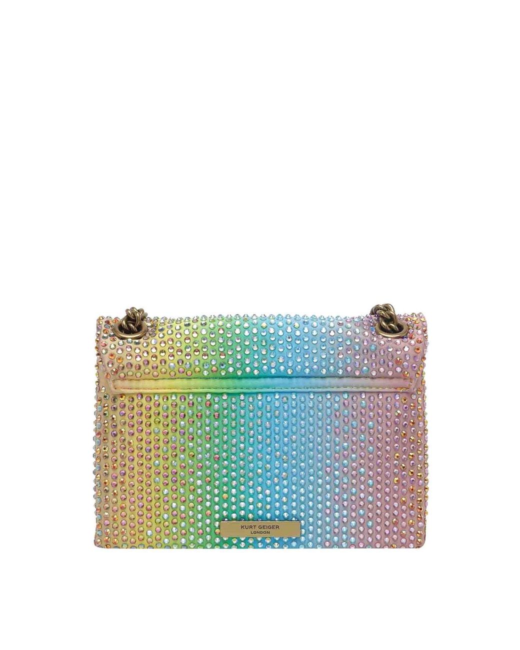 Kurt Geiger Blue Mini Kensington Crossbody Bag