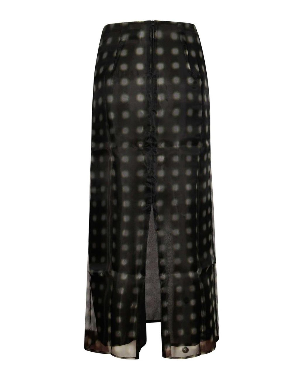 16Arlington Black Dia Printed Midi Skirt