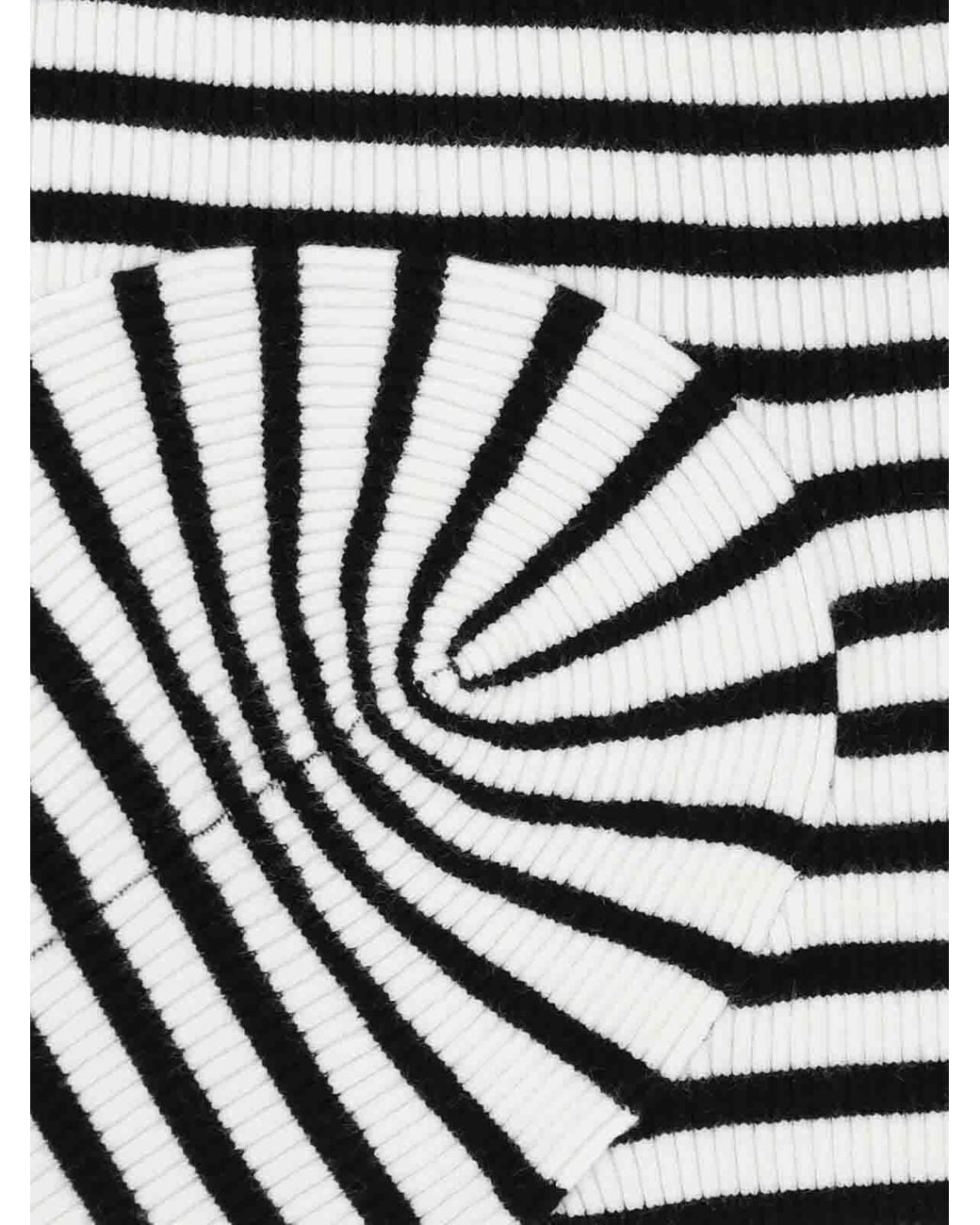 Marc Jacobs Black Seamed Up Knit Crewneck Tee