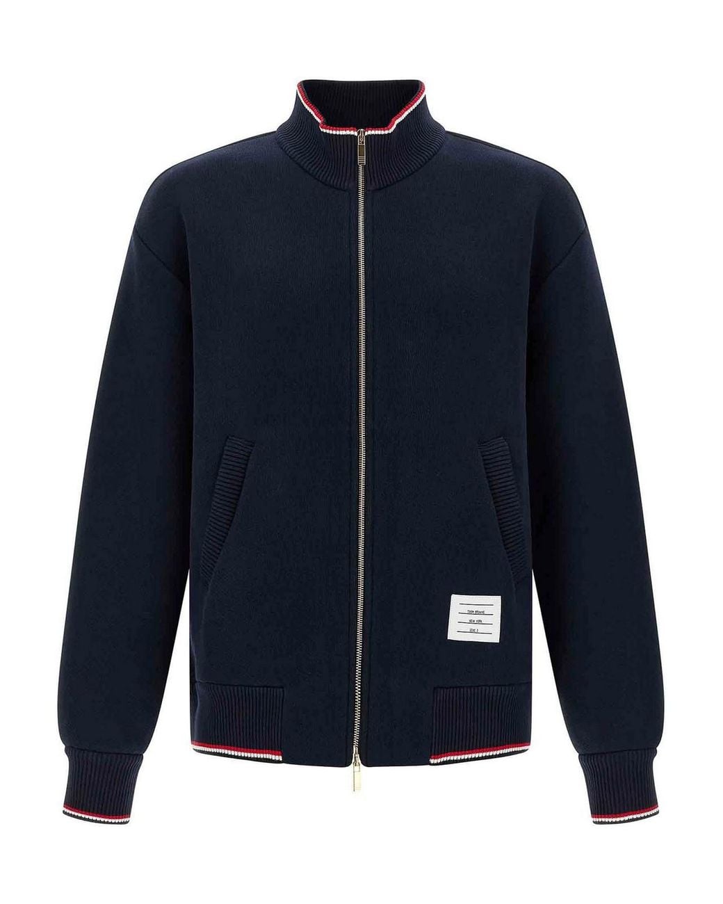 Thom Browne Blue Rwb Piping Sweatshirt for men