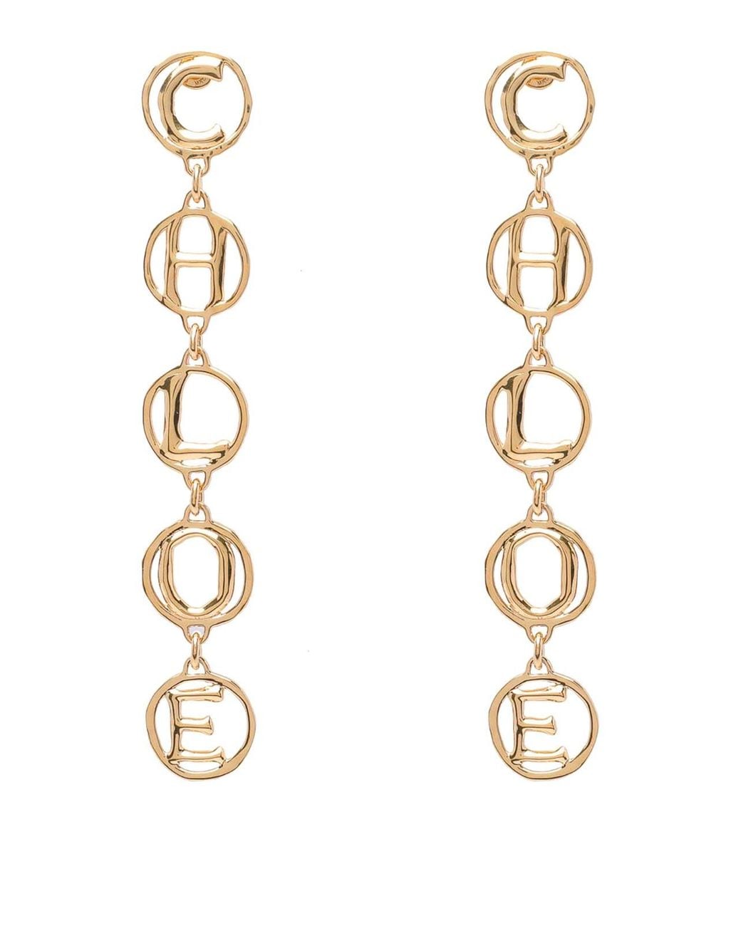 Chloé Metallic E Earrings