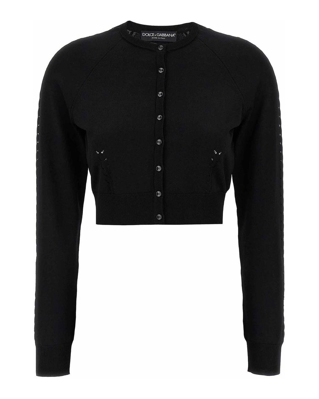 Dolce & Gabbana Black Viscose Cardigan
