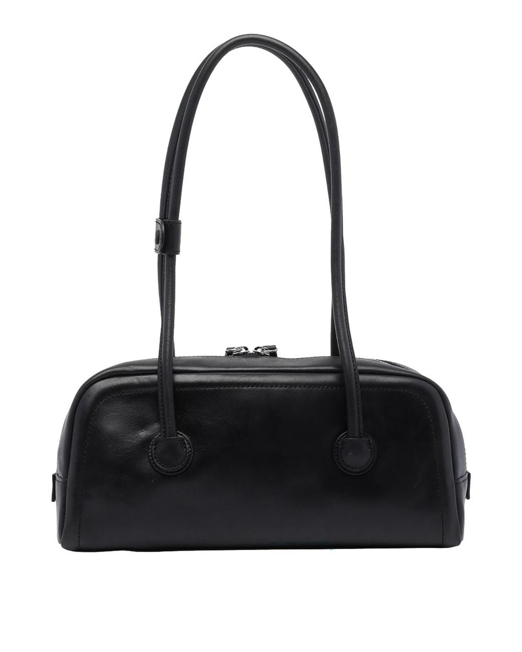 MARGE SHERWOOD Black Soft Boston Ew Shoulder Bag