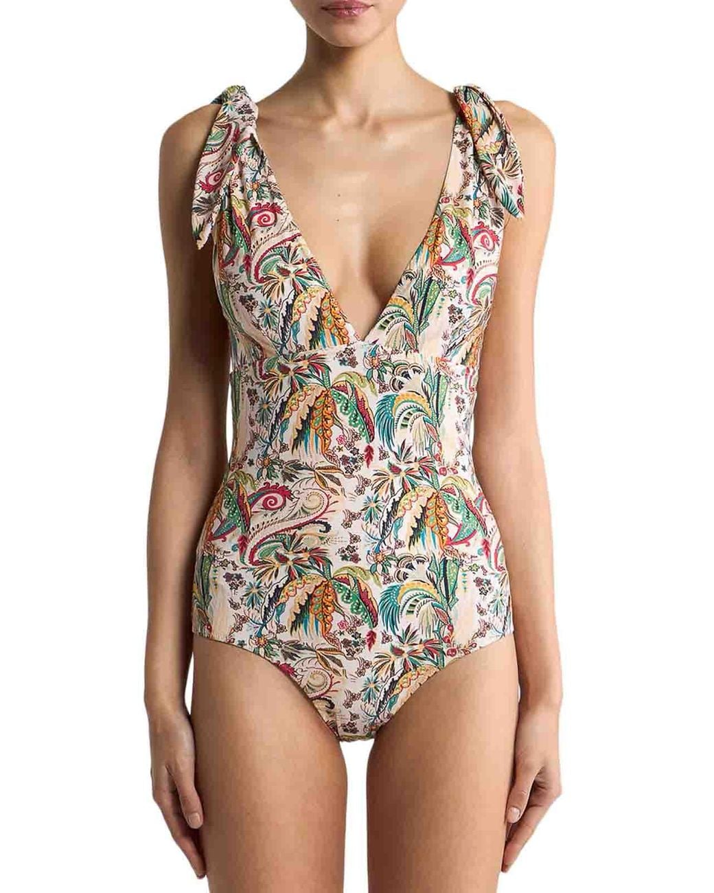 Etro White One-Piece Swimsuit