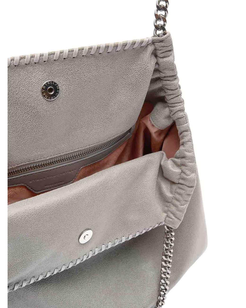 Stella McCartney Gray Falabella Drawstring Tote Bag