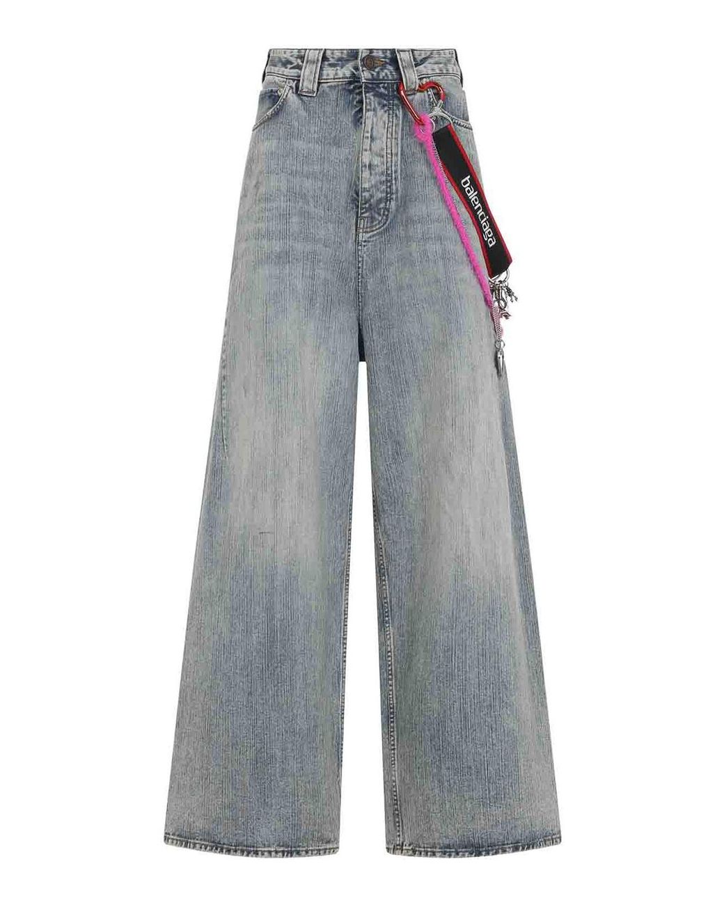 デニム・ジーパン BALENCIAGA CHARMS BAGGY JEANS Balenciaga Charms Baggy Jeans | Saks Fifth Avenue