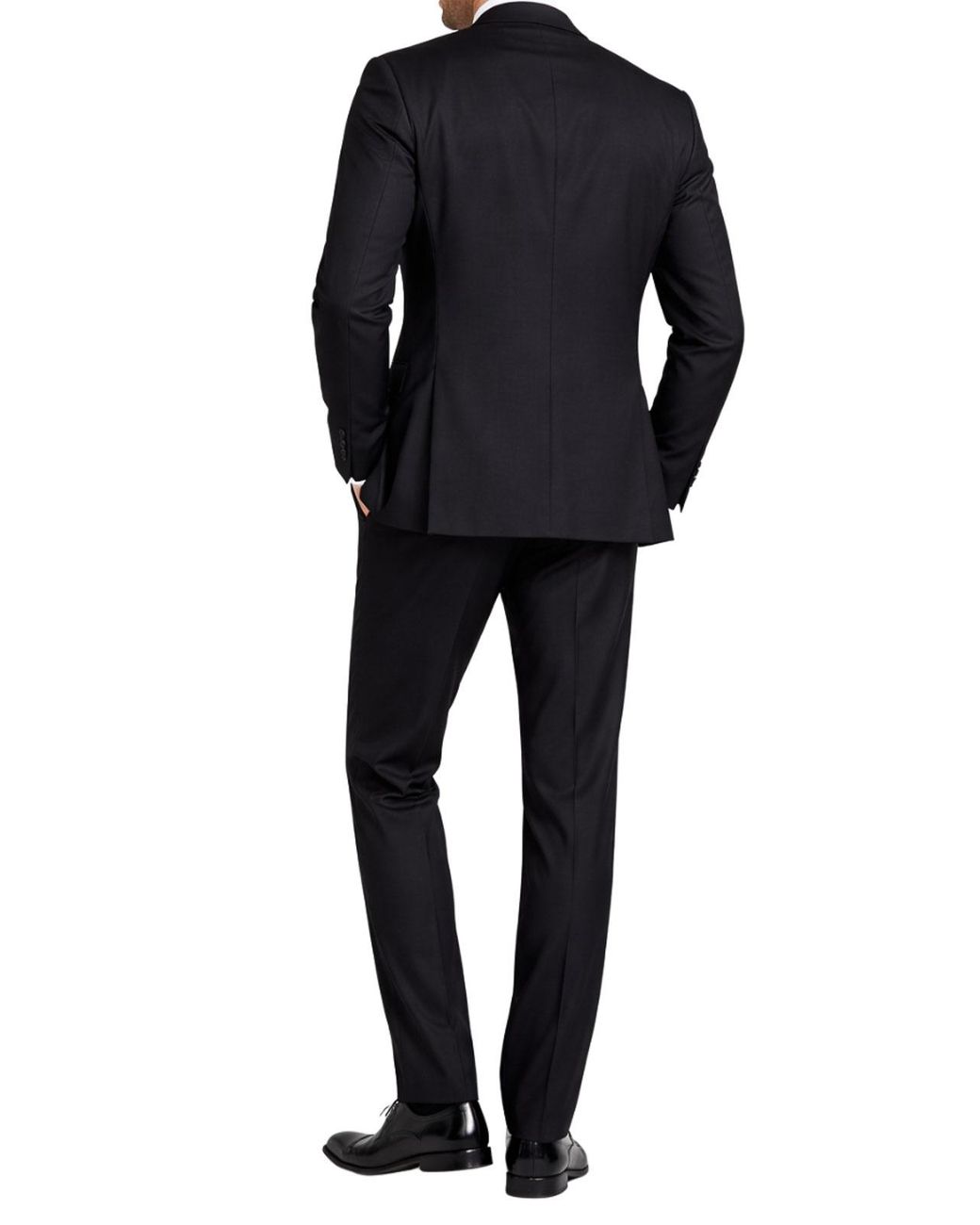 Franzese Collection Black Beckham Model Tuxedo Suit for men