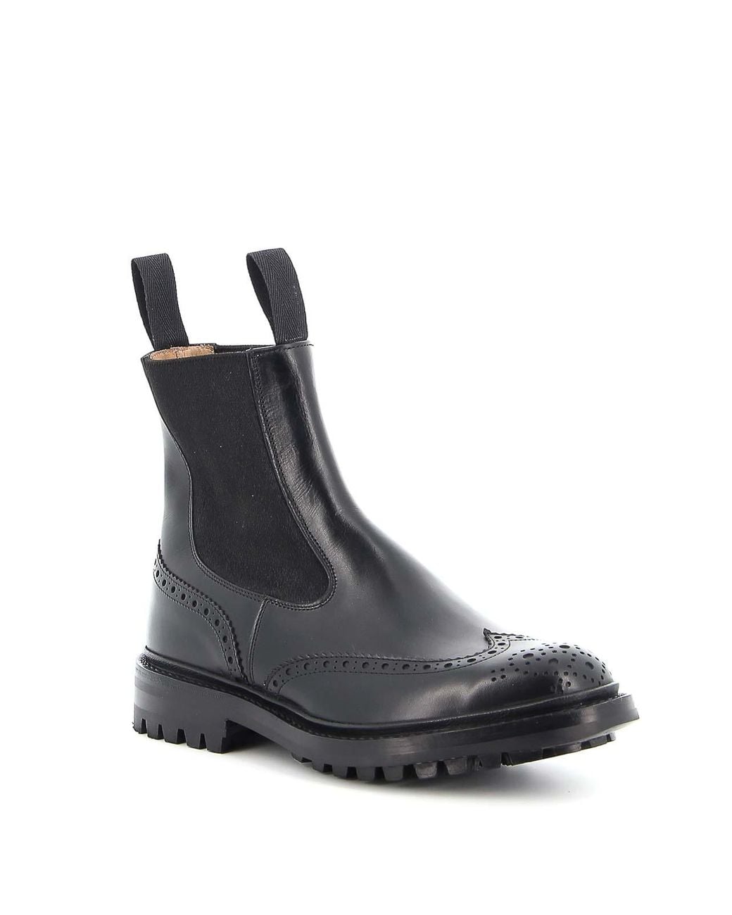 Tricker's Black Chelsea Boot for men