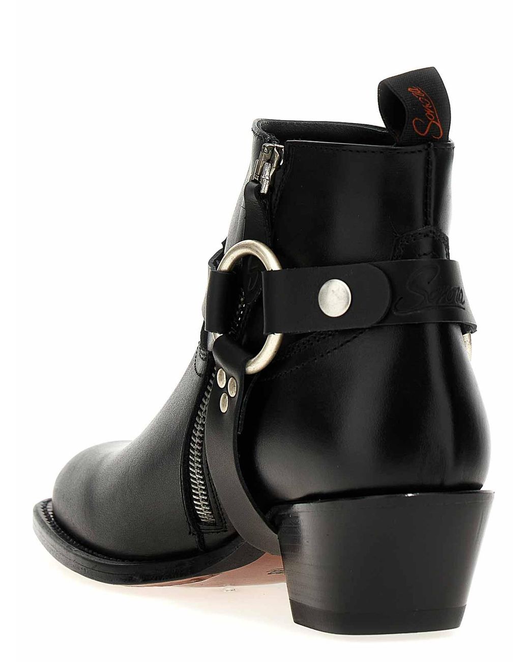 Sonora Boots Black Dulce Belt Ankle Boots