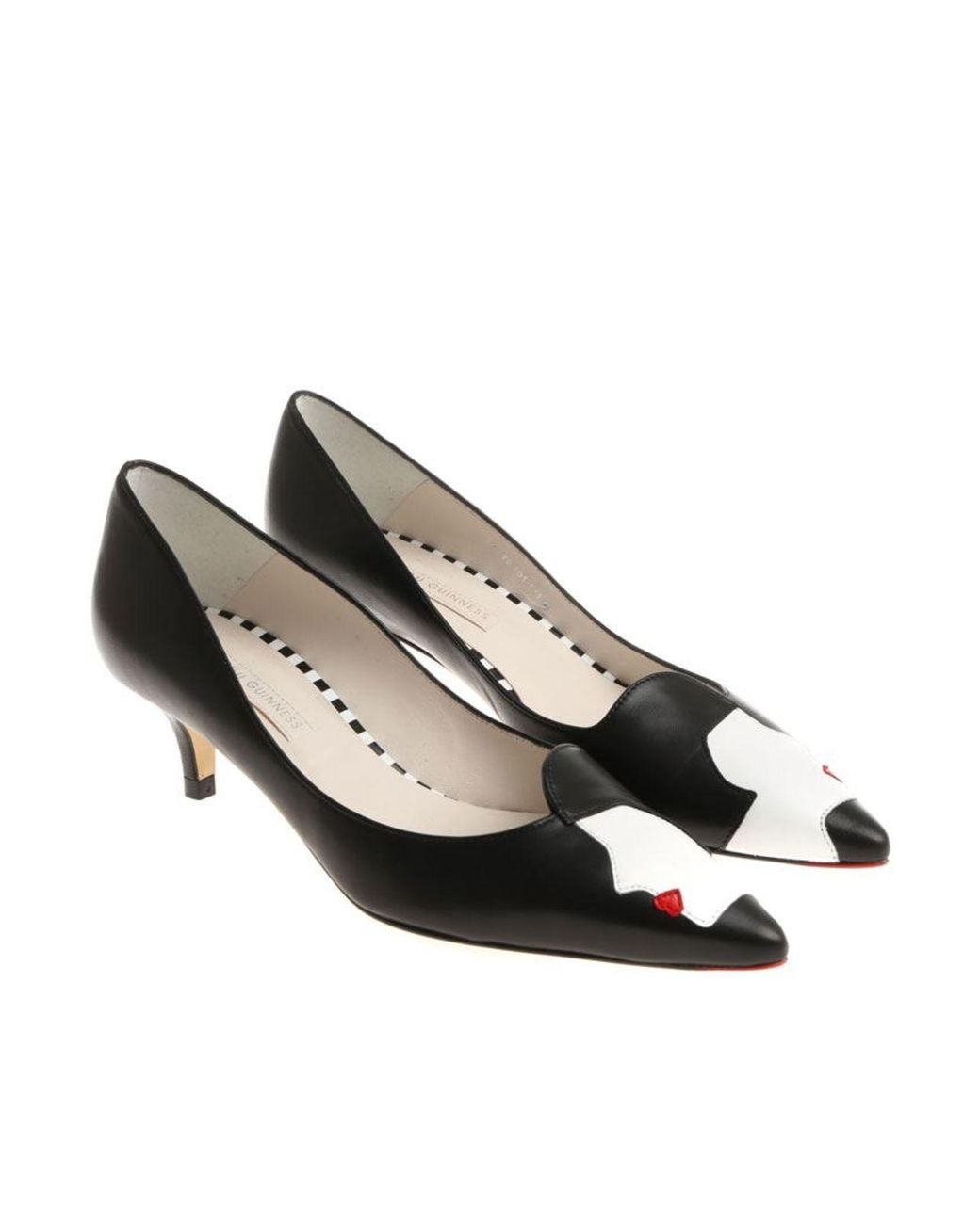 Lulu Guinness White Penelope Pumps