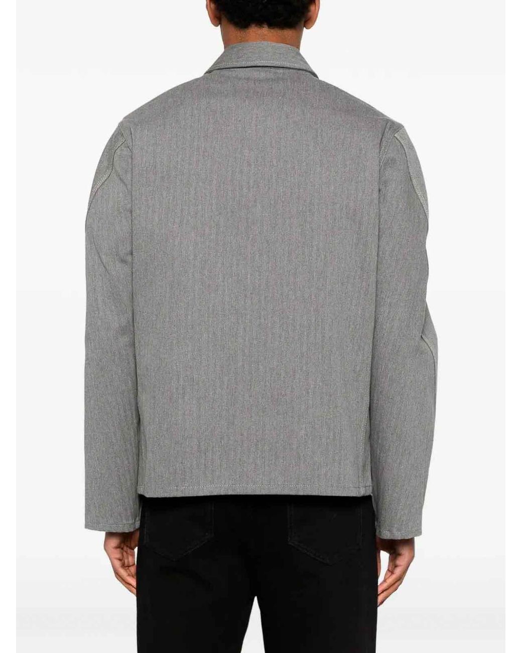 Givenchy Gray Patch Pockets Jacket for men