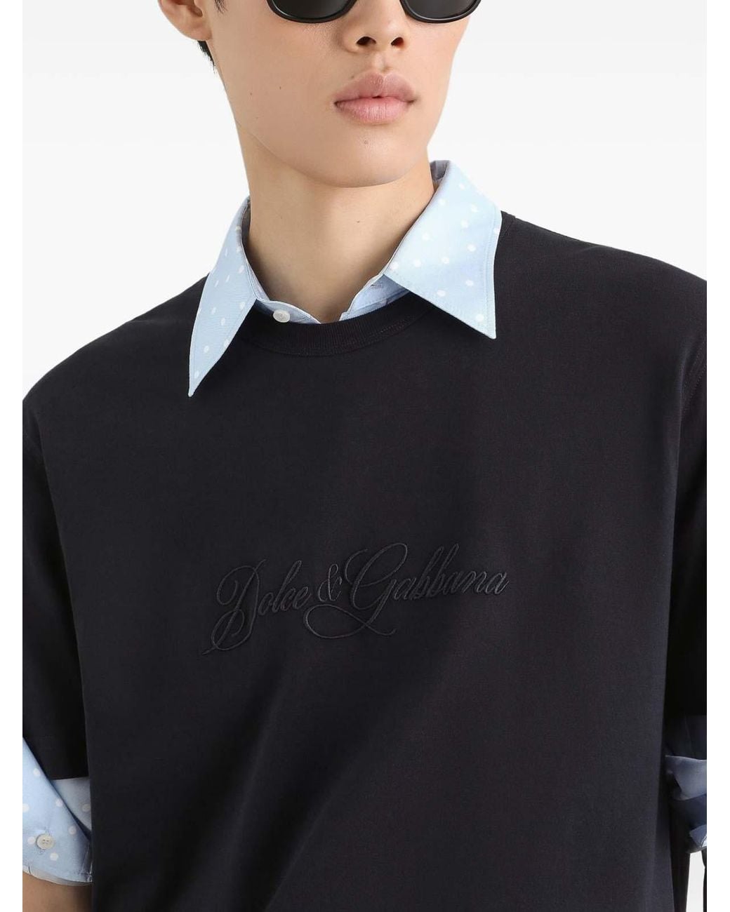 Dolce & Gabbana Black T-Shirt for men