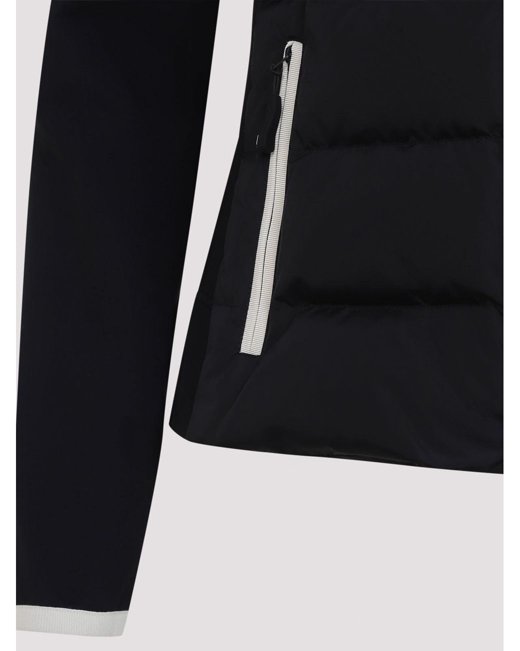 Moncler Black Grenoble Zip Up Cardign