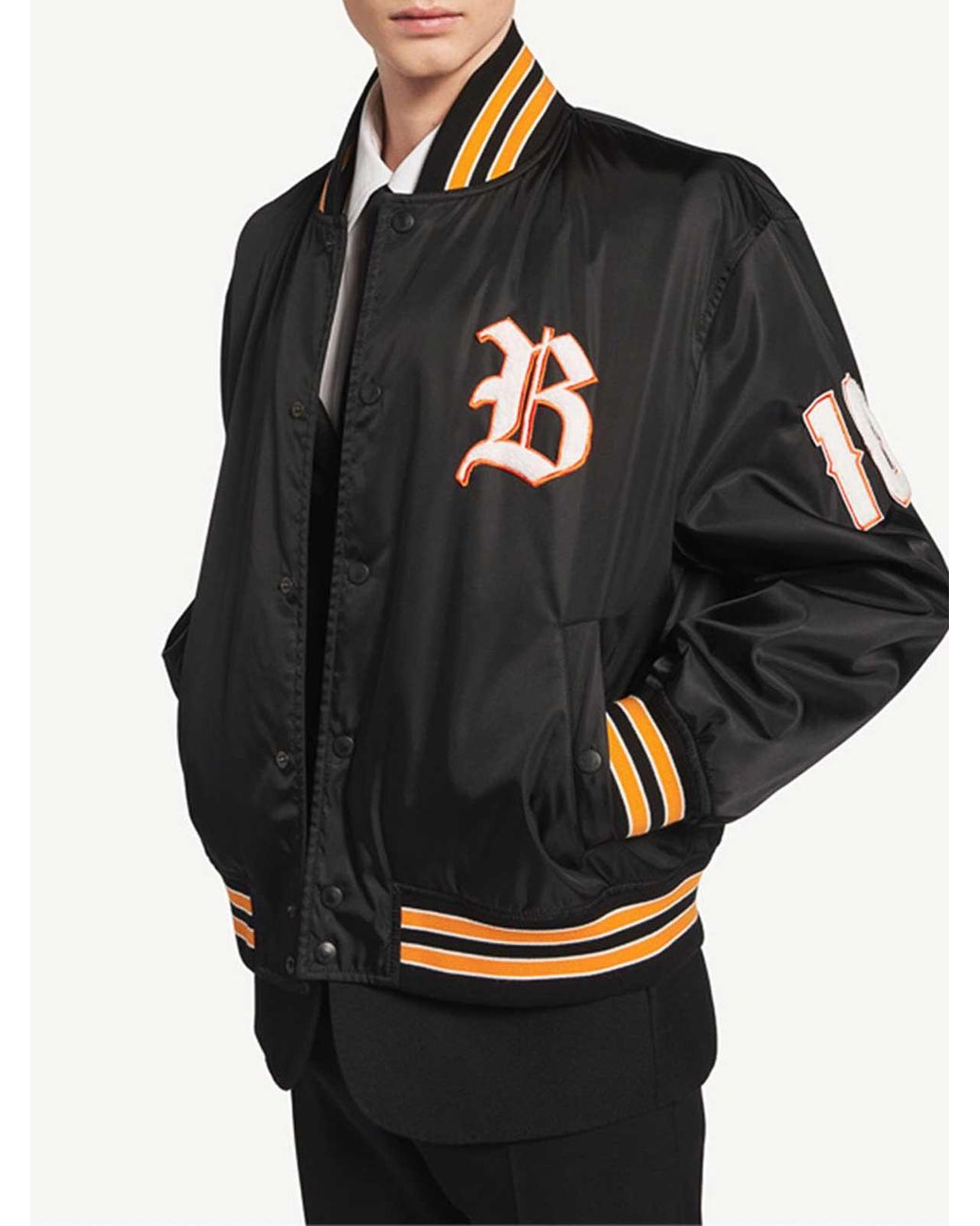 Balenciaga Black Varsity Jacket for men