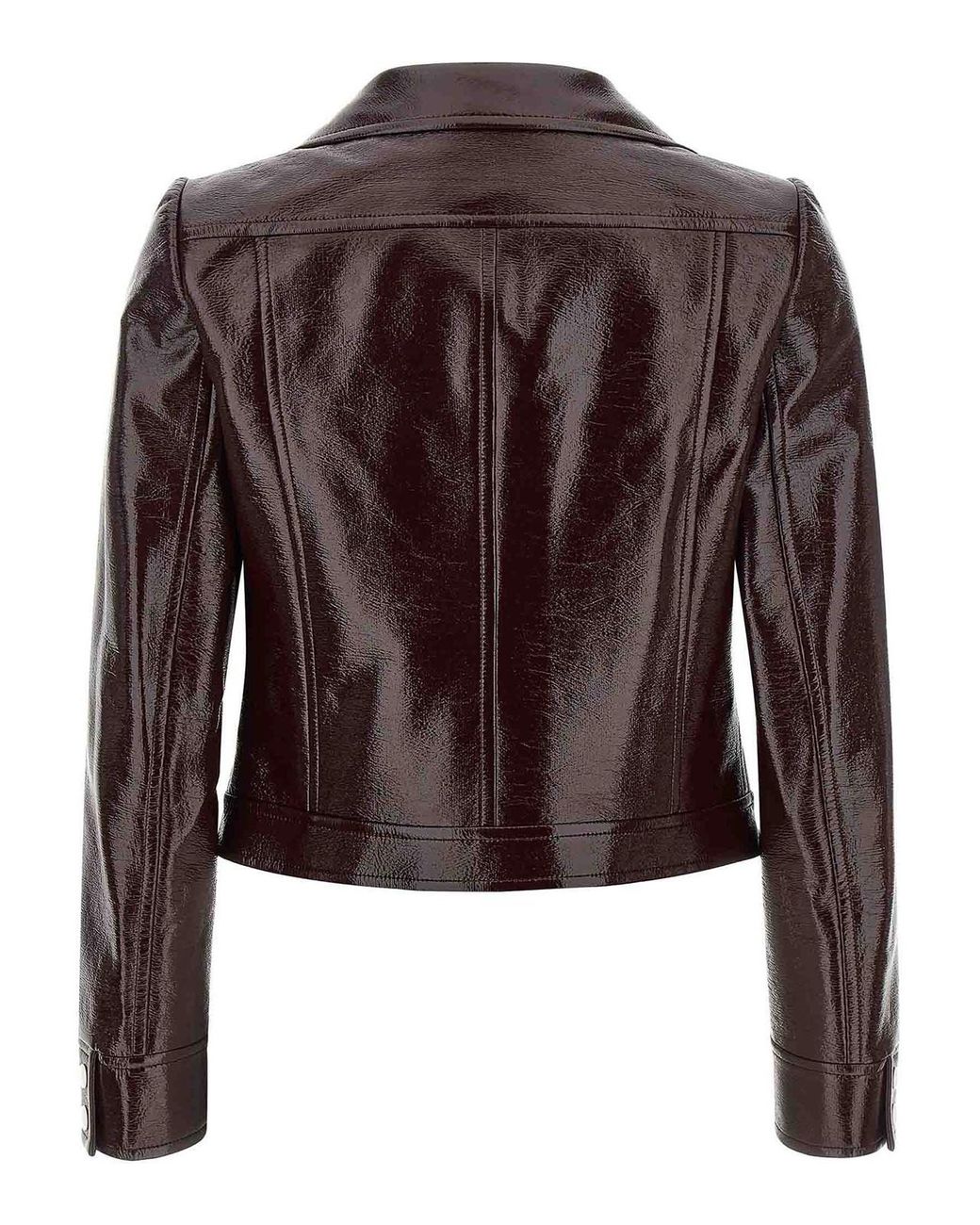 Courreges Black Reedition Vinyl' Jacket
