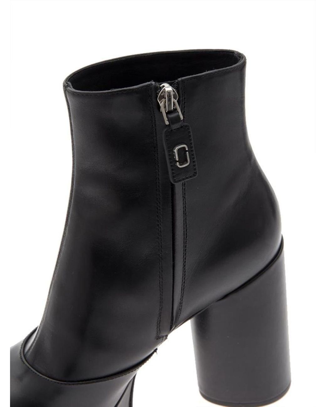 Marc Jacobs Black Leather Ankle Boots