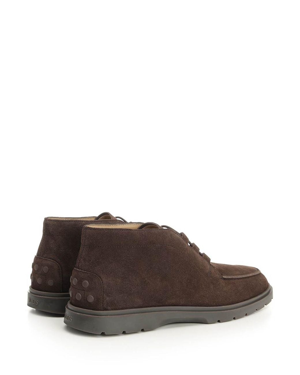 Tod's Brown Suede Ankle Boot for men