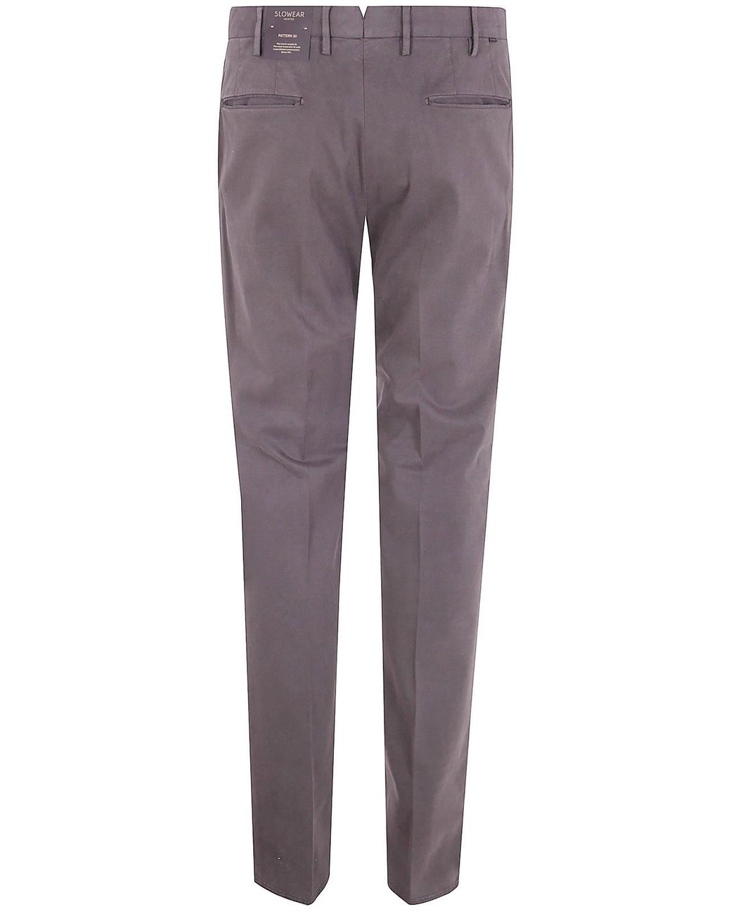 Incotex Purple Chino Slim Fit Trousers for men